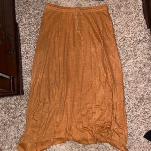 Orange skirt